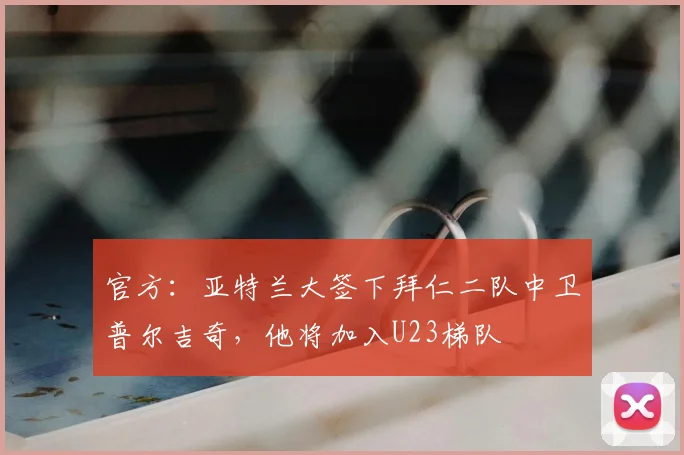 官方：亚特兰大签下拜仁二队中卫普尔吉奇，他将加入U23梯队